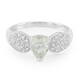 Anillo en plata con Turmalina cuprífera