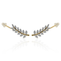 Pendientes en oro con Diamante SI1 (G)