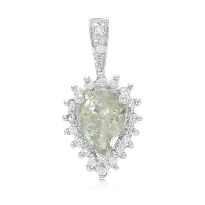 Colgante en plata con Turmalina cuprífera