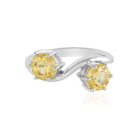 Anillo en plata con Berilo amarillo