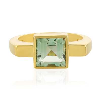 Anillo en plata con Amatista verde (MONOSONO COLLECTION)