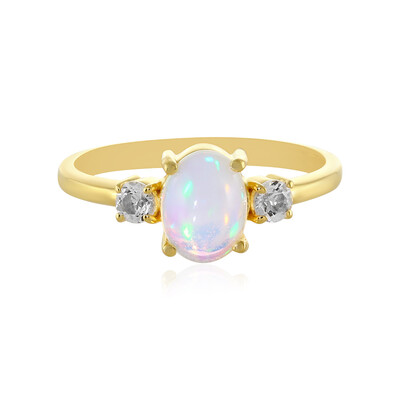 Anillo en plata con Ópalo de Welo