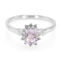 Anillo en plata con Amatista Rosa de Francia