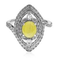 Anillo en oro con Crisoberilo ojo de gato (CIRARI)