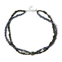 Collar en plata con Cianita de Nepal