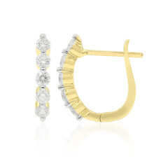 Pendientes en oro con Diamante SI1 (G)