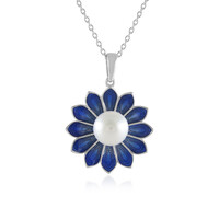 Collar en plata con Perla blanca Freshwater (Adela Silber)