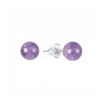 Pendientes en plata con Amatista