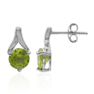 Pendientes en plata con Peridoto de Birmania