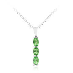 Collar en plata con Tsavorita
