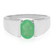 Anillo en plata con Esmeralda de Bahía