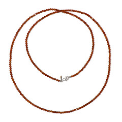 Collar en plata con Granate Hesonita