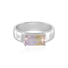 Anillo en plata con Ametrino