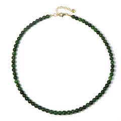 Collar en plata con Diópsido de Rusia