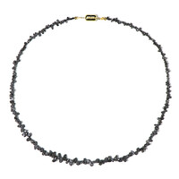 Collar en plata con Diamante negro (Adela Silber)