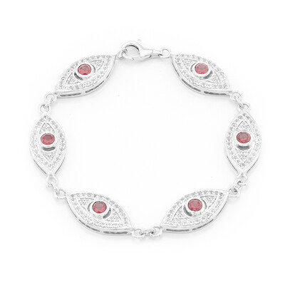 Brazalete en plata con Granate de Lindi (Jahdo)