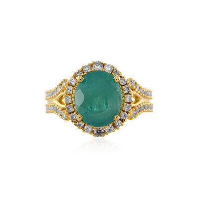 Anillo en plata con Grandidierita