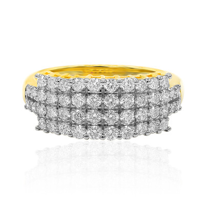 Anillo en oro con Diamante IF (D) (Annette)