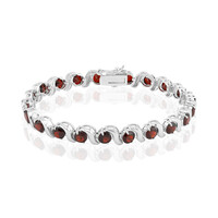 Brazalete en plata con Granate