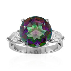Anillo en plata con Cuarzo místico