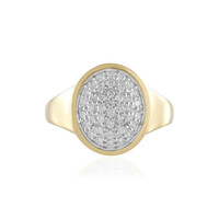 Anillo en oro con Diamante SI2 (H) (de Melo)