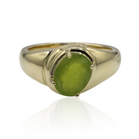 Anillo en oro con Ópalo verde de Brasil (Tenner Diniz)