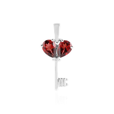 Colgante en plata con Granate de Mozambique