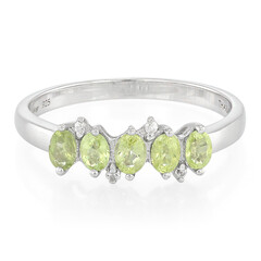 Anillo en plata con Turmalina Paraíba