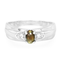 Anillo de hombre en plata con Ópalo de Mezezo