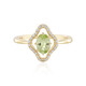 Anillo en oro con Grosularia