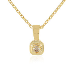 Collar en plata con Diamante I3 champán