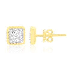 Pendientes en oro con Diamante SI1 (G)