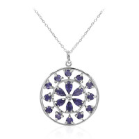 Collar en plata con Iolita