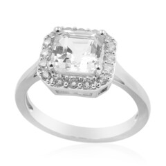 Anillo en plata con Danburita