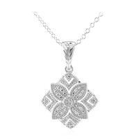 Collar en plata con Diamante I3 (I)