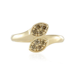 Anillo en plata con Diamante chocolate I2