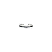 Brazalete en plata con Diamante azul