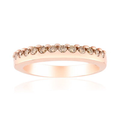 Anillo en oro con Diamante rosa de Francia de Argyle SI1 (Annette)