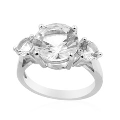 Anillo en plata con Danburita