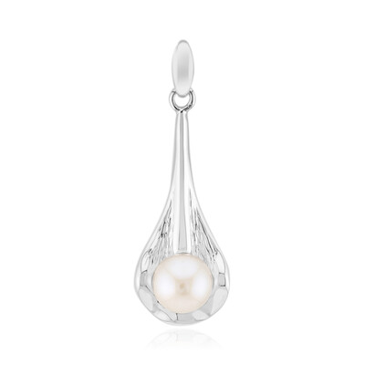 Colgante en plata con Perla blanca Freshwater (Michelle Albala)