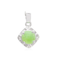 Colgante en plata con Crisoprasa imperial