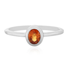 Anillo en plata con Zafiro Crepúsculo