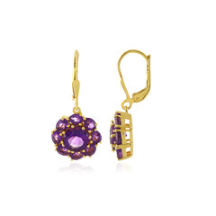 Pendientes en plata con Amatista