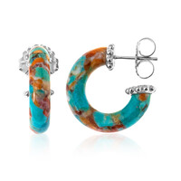 Pendientes en plata con Piedra preciosa (Dallas Prince Designs)