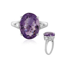Anillo en plata con Cuarzo azur