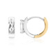 Pendientes en plata con Topacio blanco
