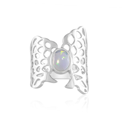 Anillo en plata con Ópalo de Welo (MONOSONO COLLECTION)