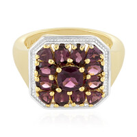 Anillo en plata con Rodolita