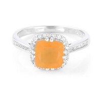 Anillo en plata con Cornalina