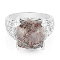 Anillo en plata con Jaspe Sonoran dendritas